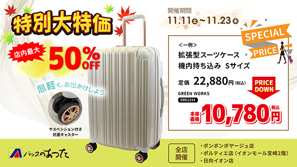 トラベルフェアSALE内容